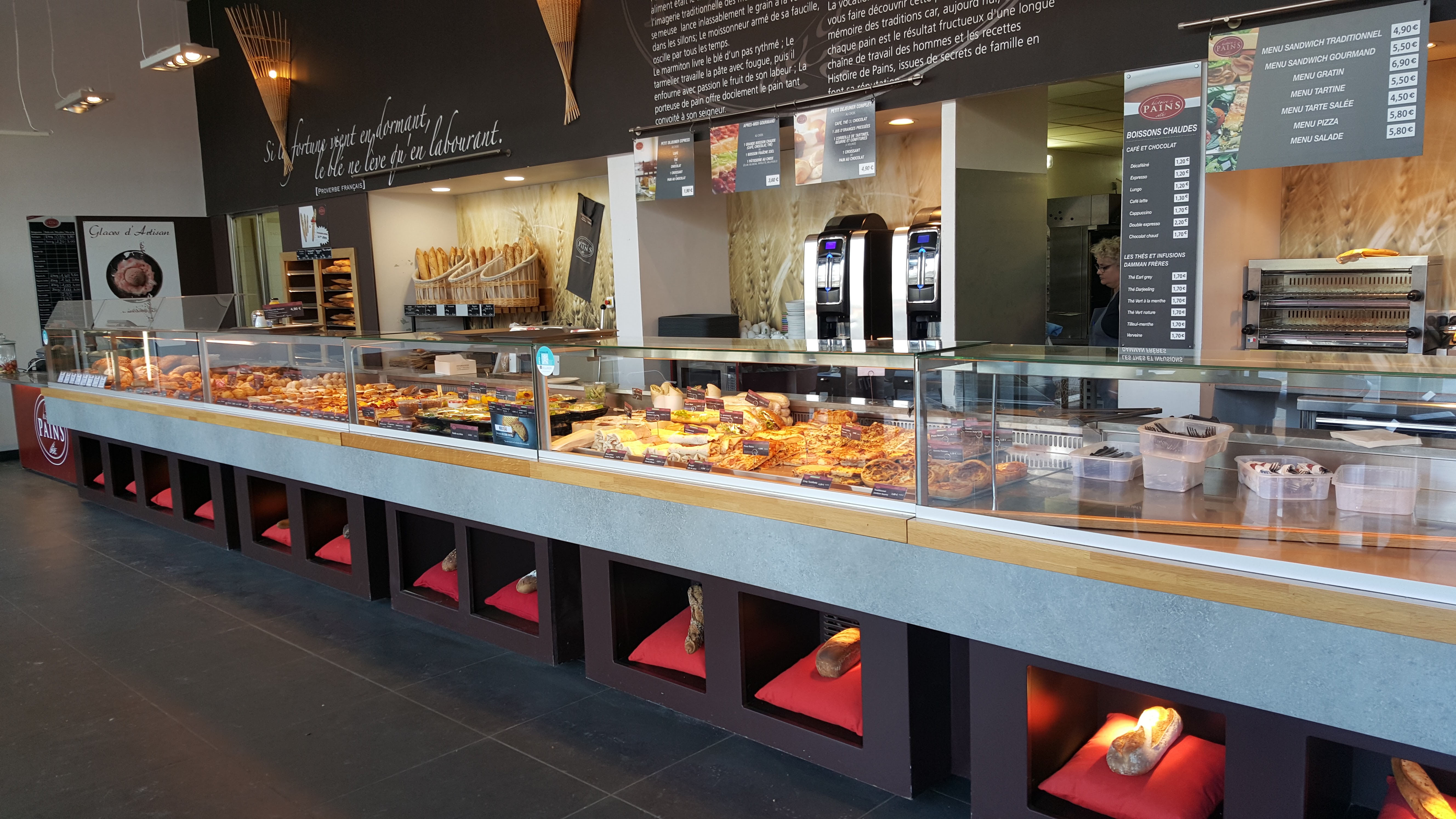 Agencement de boulangerie par ICONE